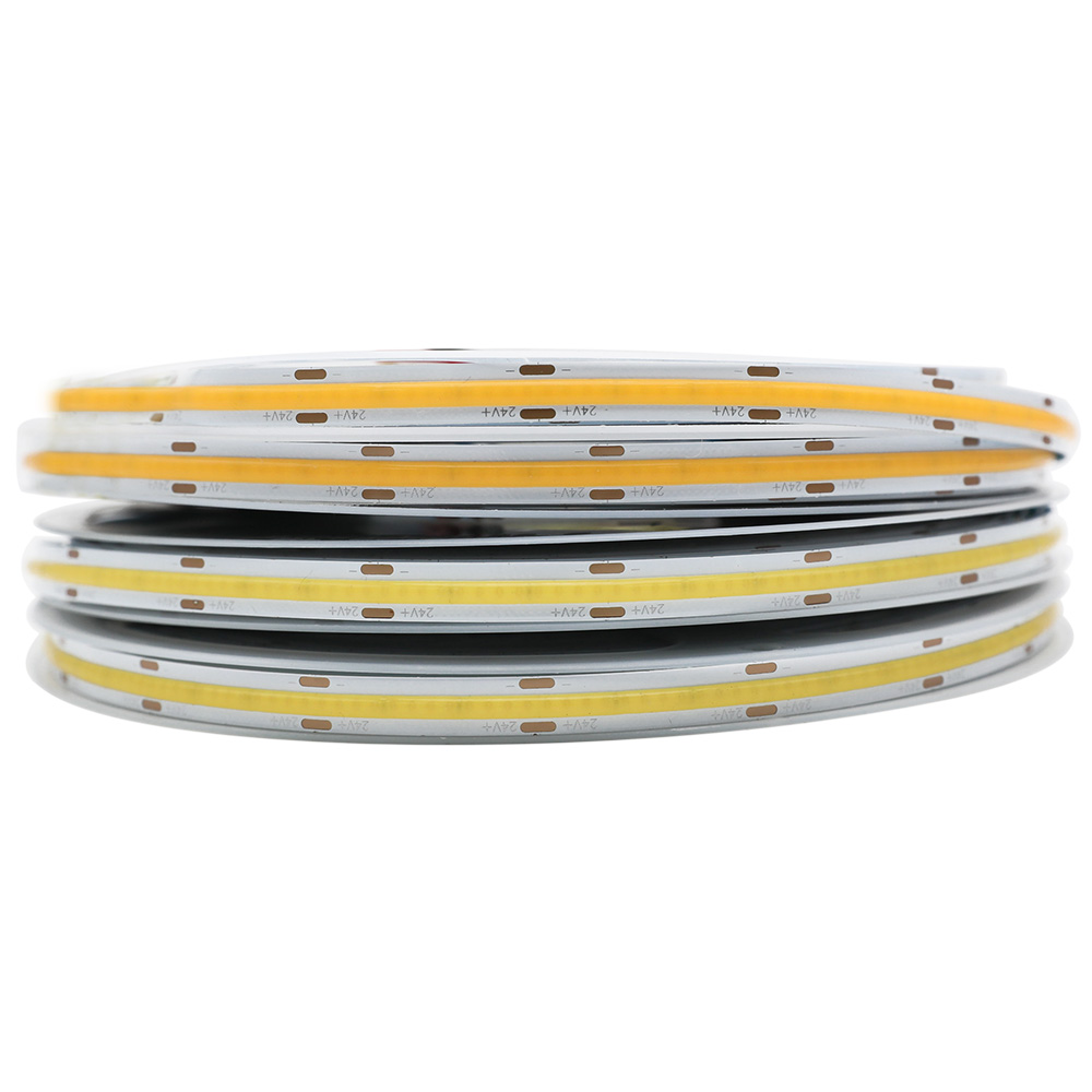 DC24V Ultra Long White COB LED Strip Lighting - 384Chips/m - 16.4~65.6Ft Without Voltage Drop DC24V Ultra Long White COB LED Strip Lighting - 384Chips/m - 16.4~65.6Ft Without Voltage Drop